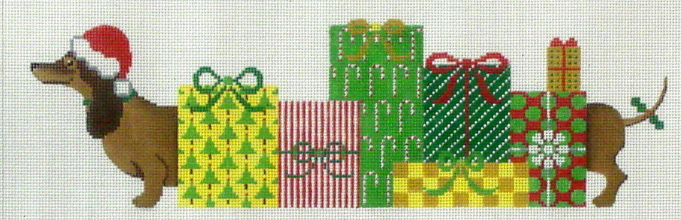 Princess & Her Packages (handpainted from JP Needlepoint) Princess & Her Packages (handpainted from JP Needlepoint)