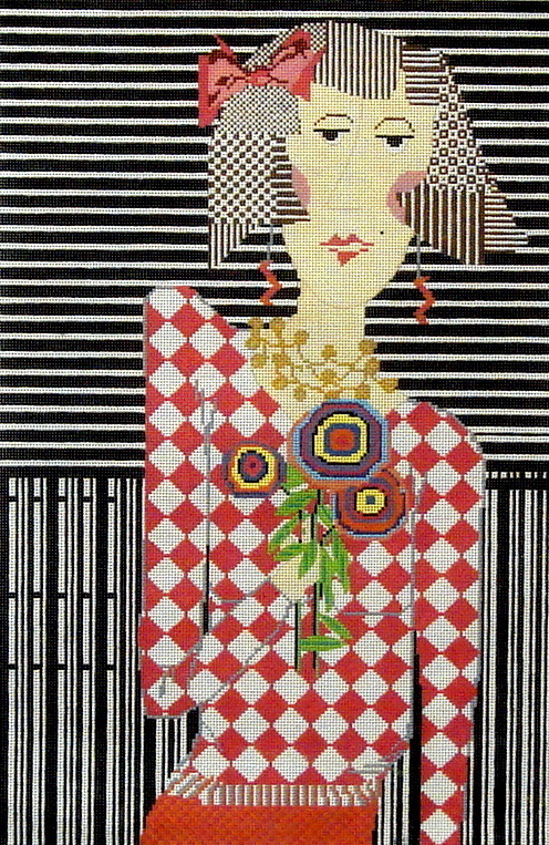 The Red Bow (hand painted by Penny McLeod) The Red Bow (hand painted by Penny McLeod)
