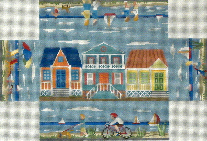 Beach Walk Brick Cover (Handpainted by Susan Roberts) 18*6304
