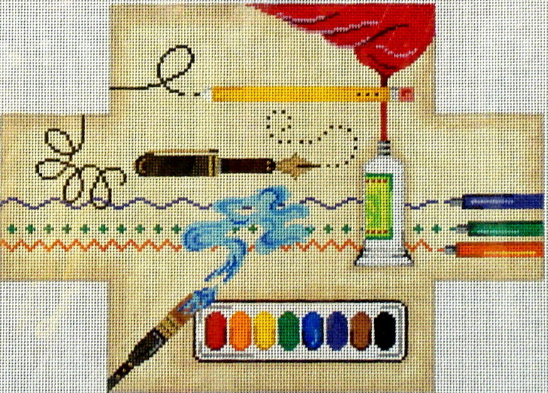 Art Supplies Brick Cover (Patti Mann) 11874bc
