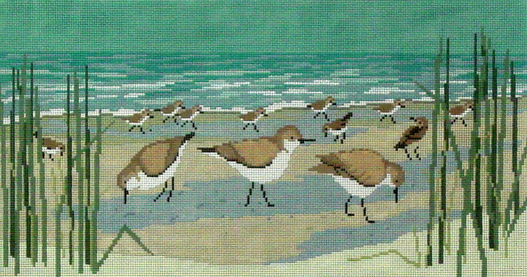 Sanderlings (handpainted by Susan Roberts) Sanderlings (handpainted by Susan Roberts)