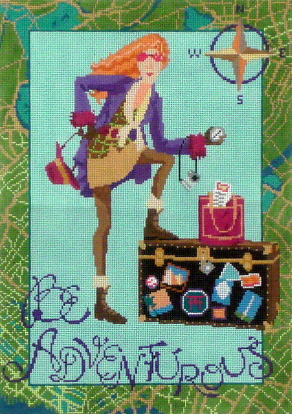 Be Adventurous (Handpainted by Ruth Schmuff Designs) 18*1489