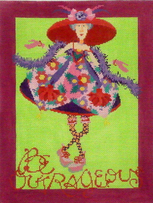 Be Outrageous (Hand Painted by Ruth Schmuff Designs)) 18*1076