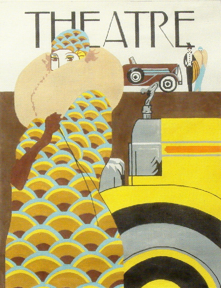 Vogue Theatre (Handpainted by Magic Needle, Inc) 18*MN-390