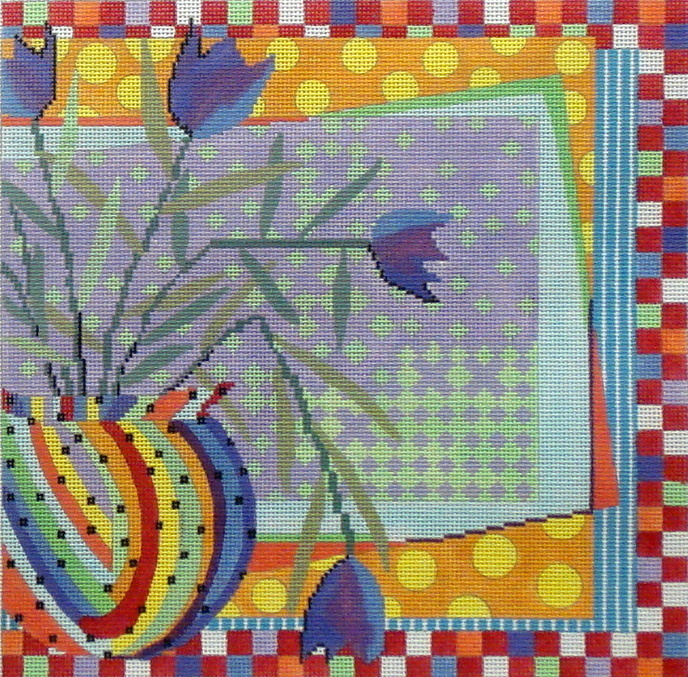 Still Life (Hand painted needlepoint canvas by Penny McLeod) Still Life (Hand painted needlepoint canvas by Penny McLeod)
