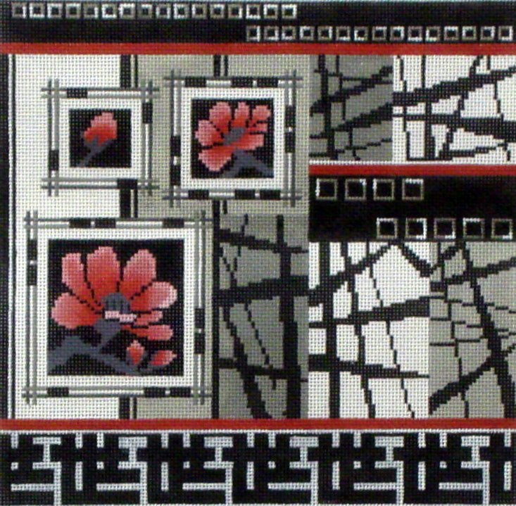 Asian Sticks (Hand Painted from Mindy's Needlepoint Factory) Asian Sticks (Hand Painted from Mindy's Needlepoint Factory)