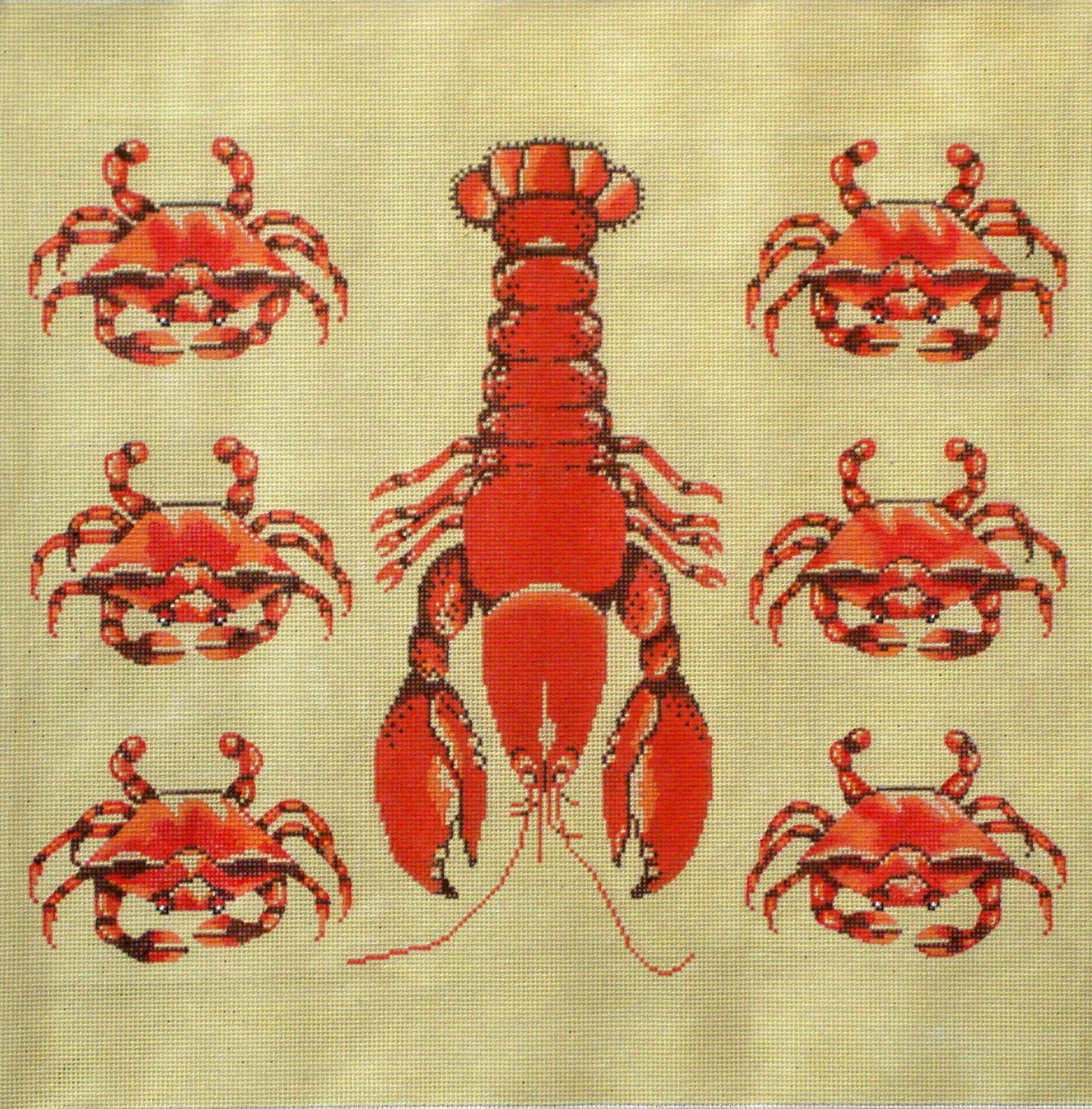 Lobster and Crabs (Exclusive to Needlepoint Alley) Lobster and Crabs (Exclusive to Needlepoint Alley)
