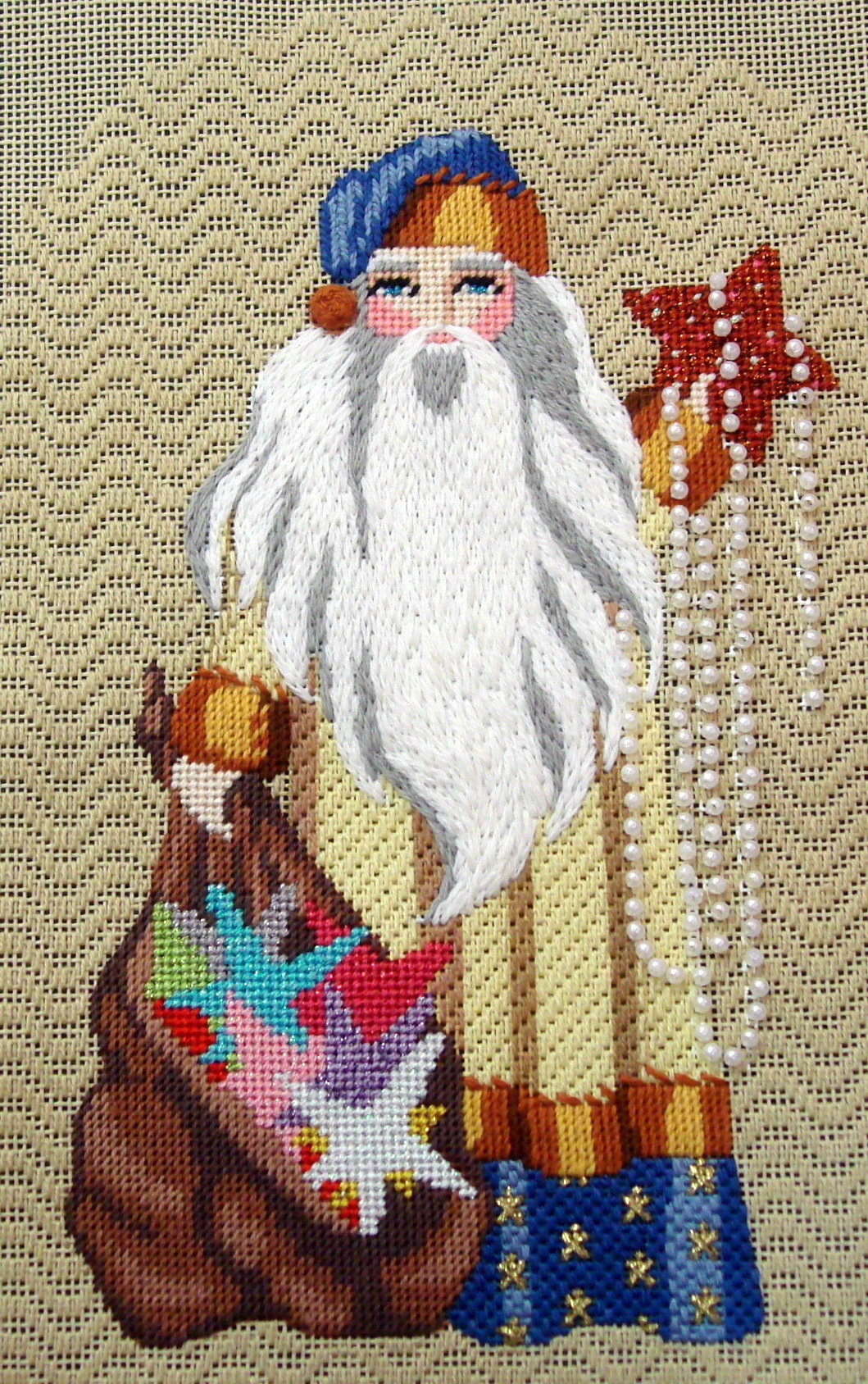Seeing Stars Santa (Handpainted by Leigh Designs)