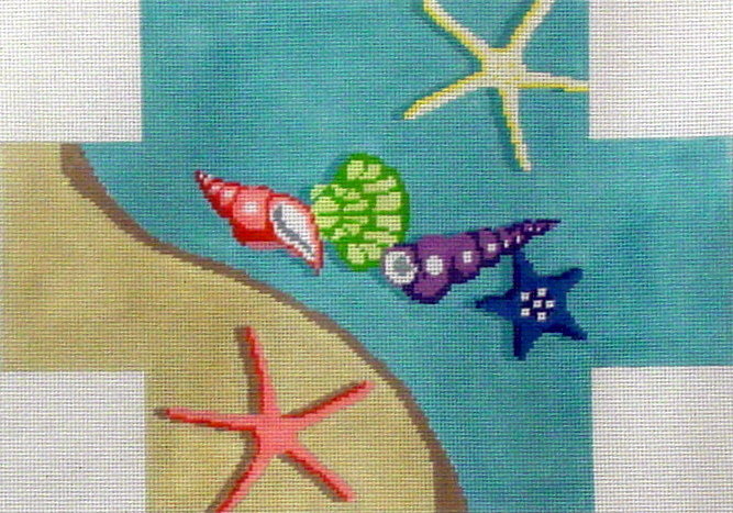 Sea Shell Brick Cover (hand painted by HSN Designs) *BR-210