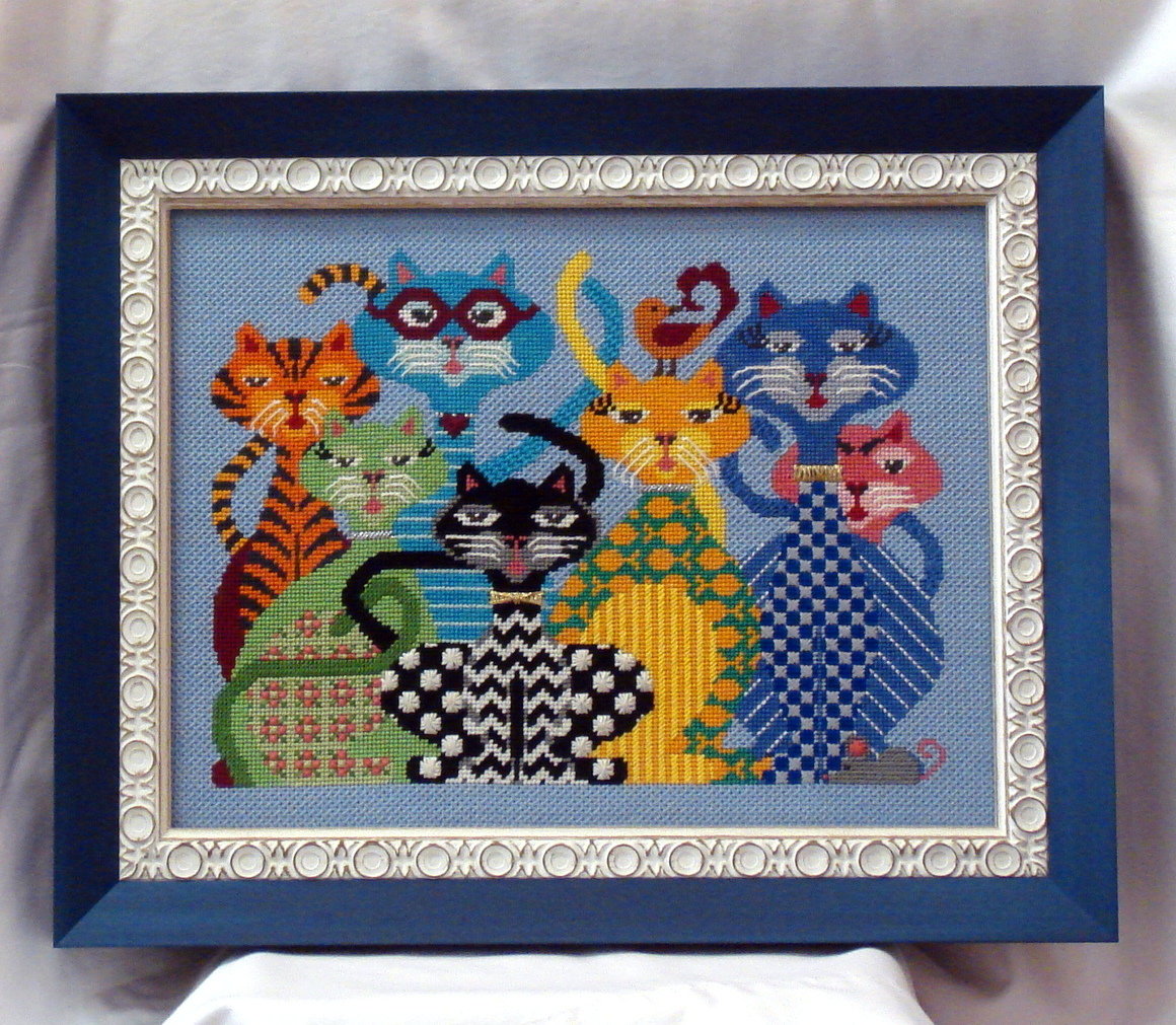 Catitude (model Shown) (handpainted by JP Needlepoint) 18*A-351