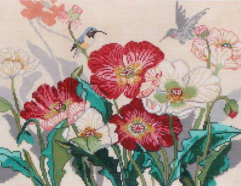 Poppies (hand painted from The Meredith Collection) 18*WL-1015