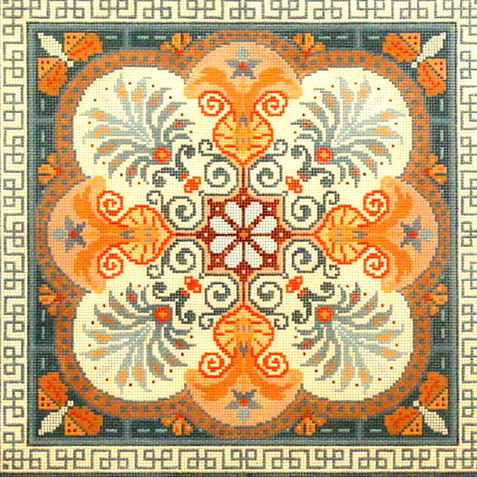 Geometric Tile (Hand Painted by Merideth Collection) Geometric Tile (Hand Painted by Merideth Collection)