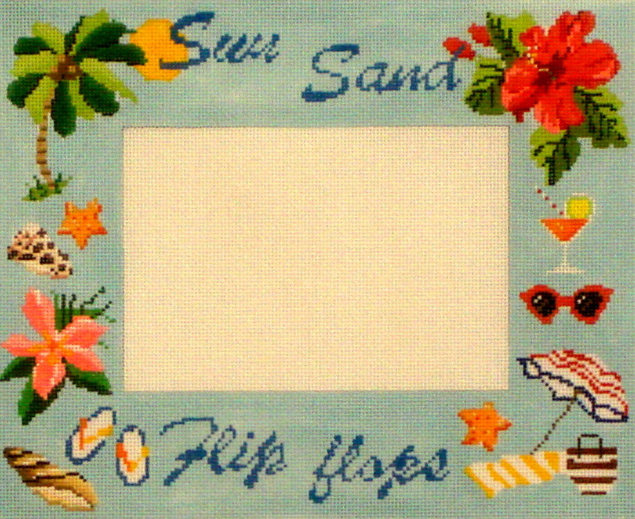 Sun/Sand Frame (Hand Painted by Kirk and Bradley) Sun/Sand Frame (Hand Painted by Kirk and Bradley)