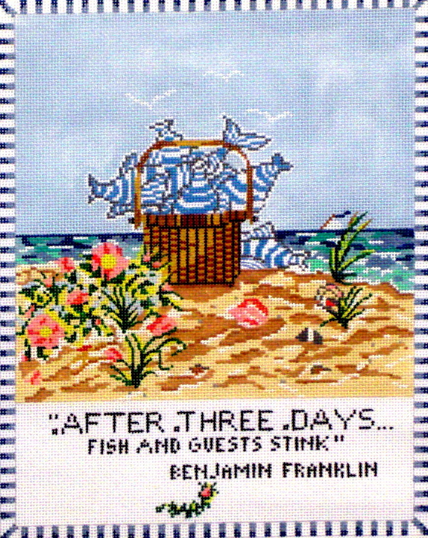 After 3 Days Fish & Guests Stink (Hand Painted by Cooper Oaks) After 3 Days Fish & Guests Stink (Hand Painted by Cooper Oaks)