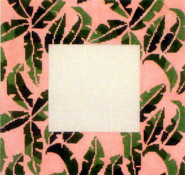 Banana Palm Picture Frame (Hand Painted by Kirk & Bradley) 18*BB-6082