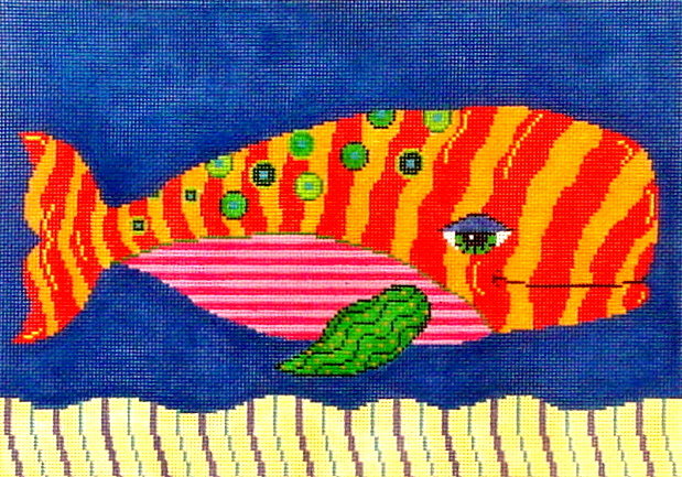 Decorative Whale (Hand Painted by Patti Mann) Decorative Whale (Hand Painted by Patti Mann)