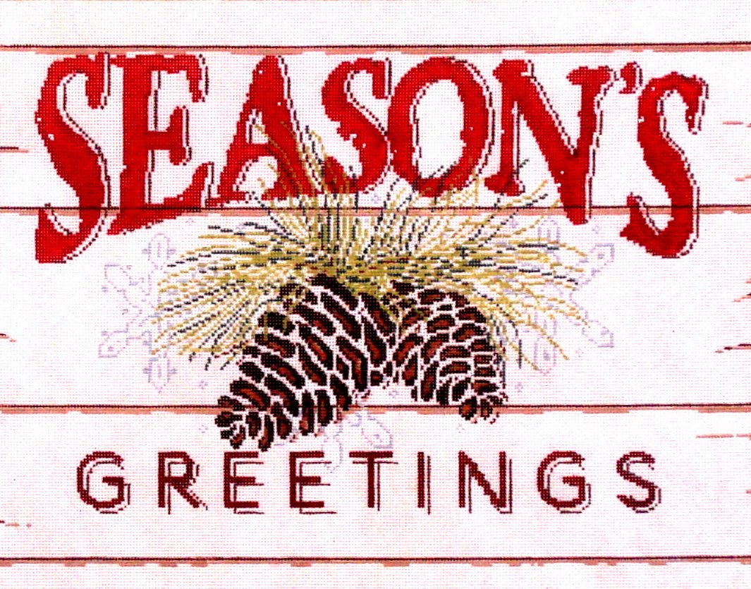 Season's Greetings (Handpainted by Fleur de Paris) Season's Greetings (Handpainted by Fleur de Paris)