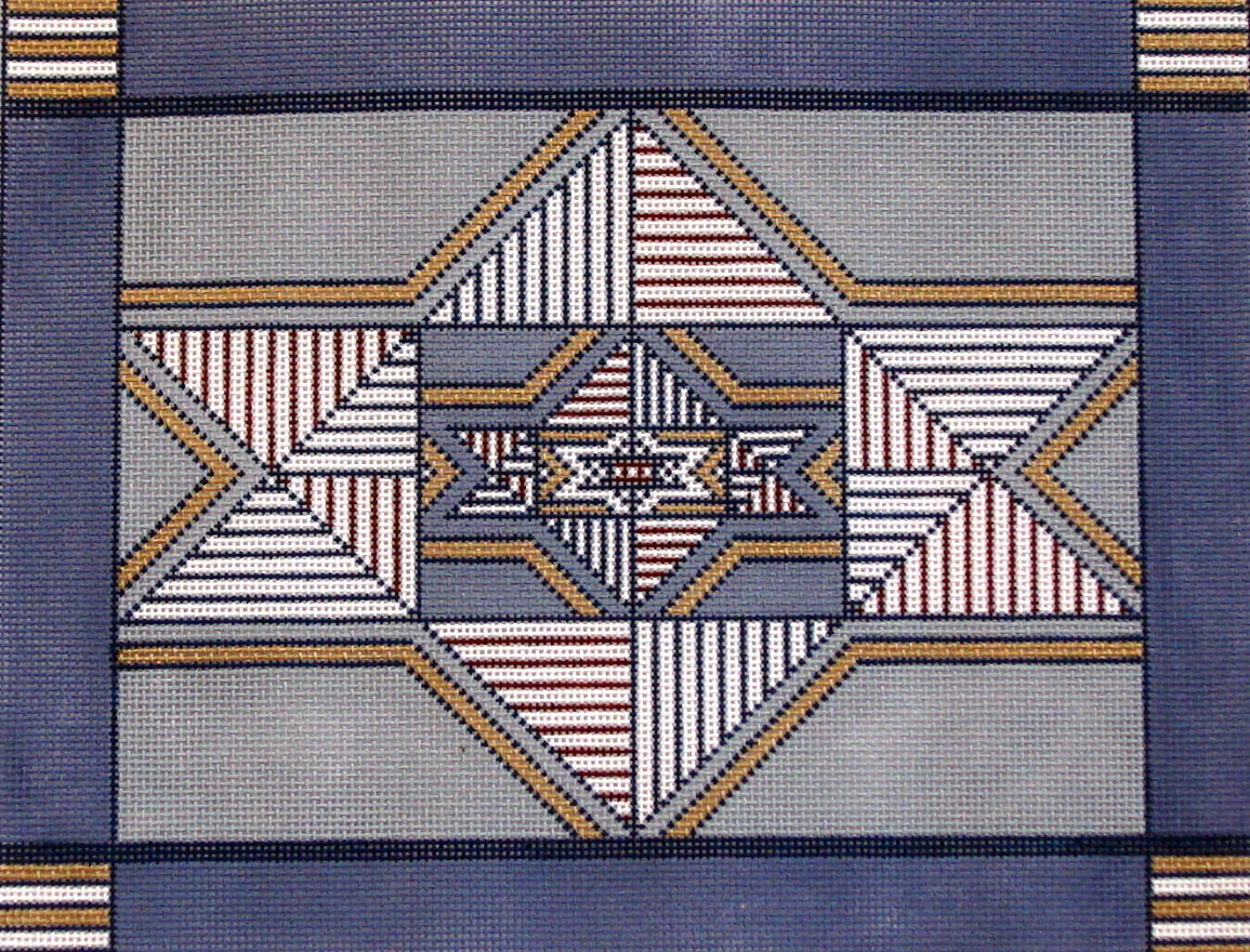 Triple Star (handpainted by Magic Needle) 18*MN-583