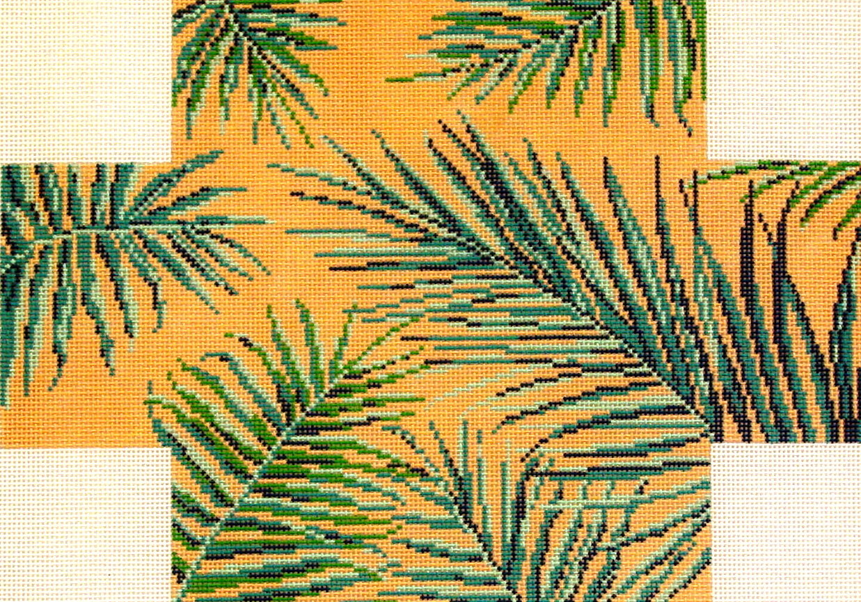 Palm Frond (handpainted by Needle Crossing) Palm Frond (handpainted by Needle Crossing)