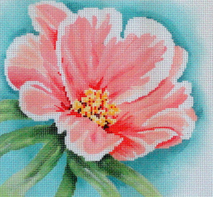 Floral Quatrefoil Square (hand painted from Associated Talent) 18*D-1820