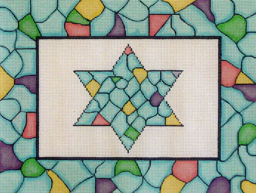 Mosaic Star (handpainted by Magic Needle) Mosaic Star (handpainted by Magic Needle)