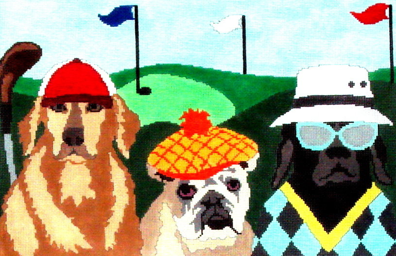 Mutts & Putts (handpainted from CBK) 19*-LRE-PL-32