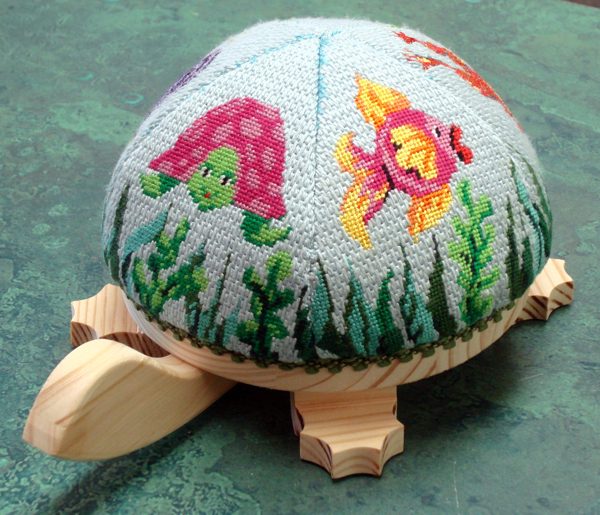 Turtle Shell Sea Life (Handpainted by Patti Mann) 19*11480-3D