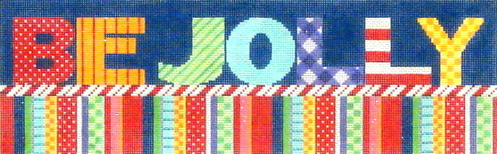 Be Jolly (handpainted needlepoint canvas
by Associated Talents) Be Jolly (handpainted needlepoint canvas
by Associated Talents)