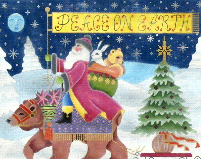 Peace on Earth (Handpainted by Brenda Stofft Designs) 18*B156