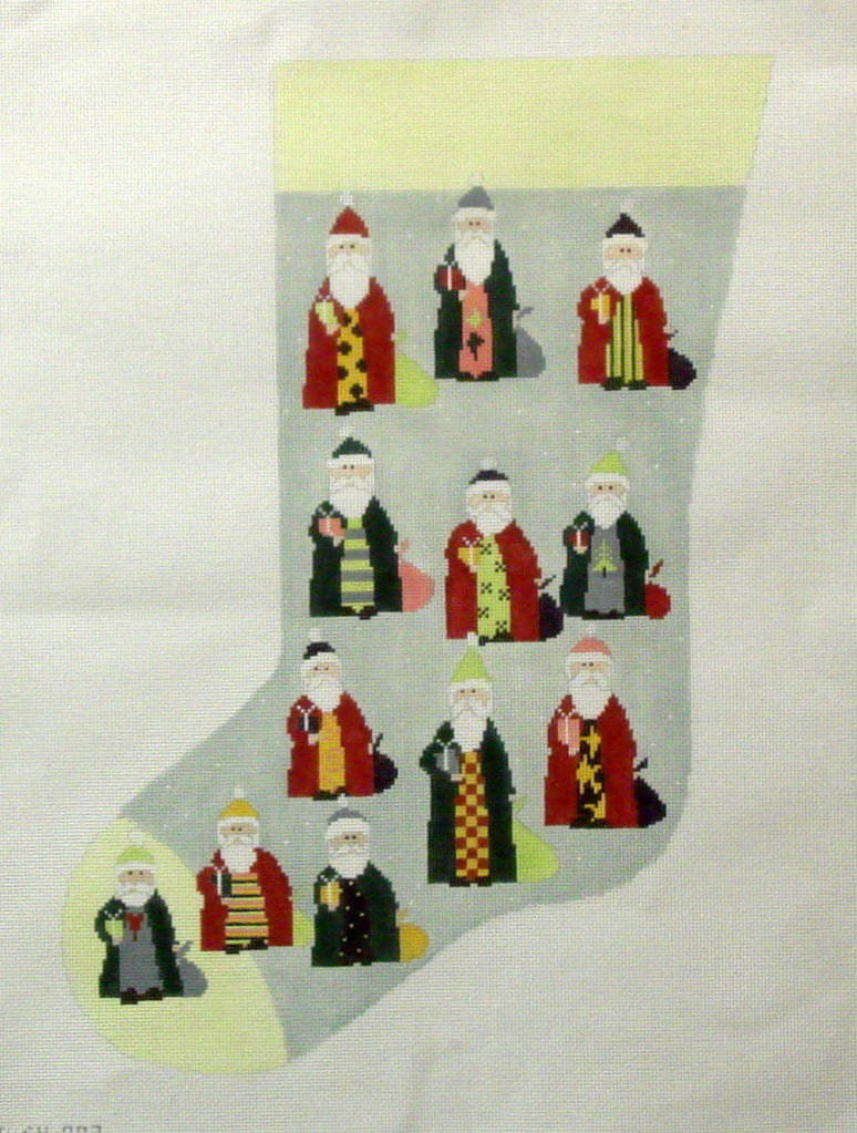 Santa Stocking (handpainted from Pippin Studio) Santa Stocking (handpainted from Pippin Studio)