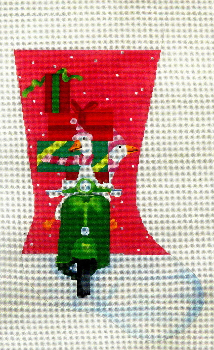 Scooter Geese Shopping (handpainted by Scott Church) Scooter Geese Shopping (handpainted by Scott Church)