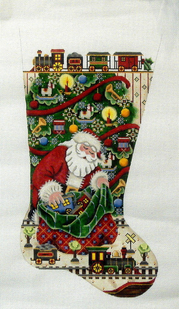 Trains for Christmas (handpainted from Rebecca Woods) Trains for Christmas (handpainted from Rebecca Woods)