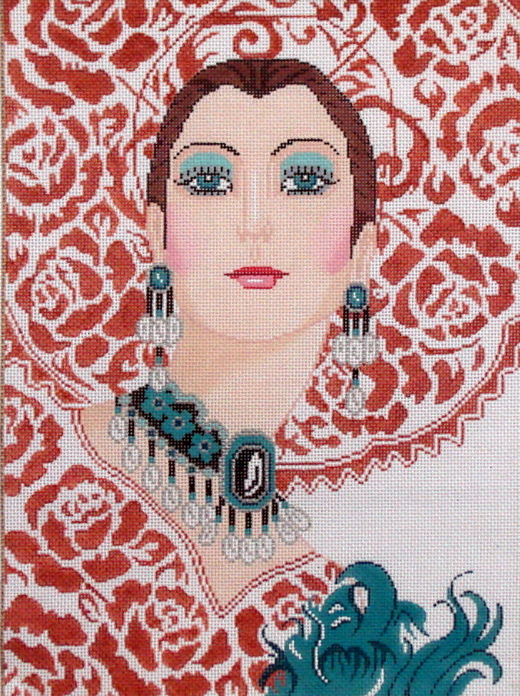 Lady in Lace (handpainted by Sophia) Lady in Lace (handpainted by Sophia)