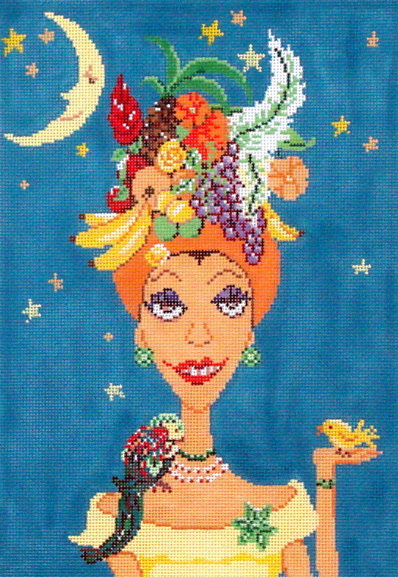 Carmen Miranda (handpainted from The Meredith Collection) 19*C585