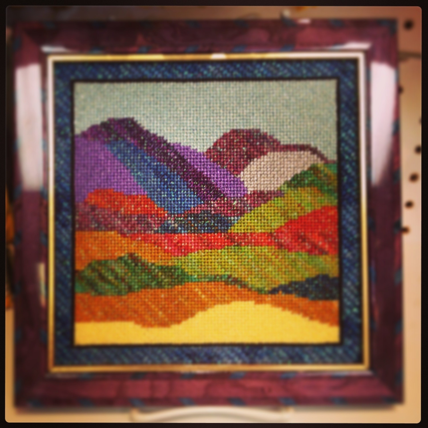 Rivers & Mountains (Handpainted by JP Needlepoint) Rivers & Mountains (Handpainted by JP Needlepoint)