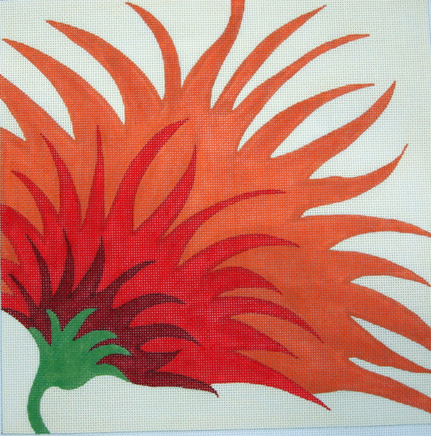 Single Zinnia (Handpainted by Machelle Somerville) Single Zinnia (Handpainted by Machelle Somerville)