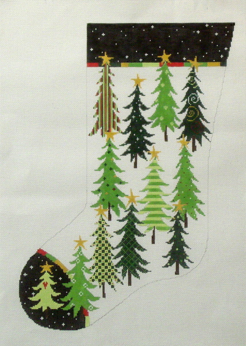 Tree Stocking (handpainted from Pippin Studio) Tree Stocking (handpainted from Pippin Studio)