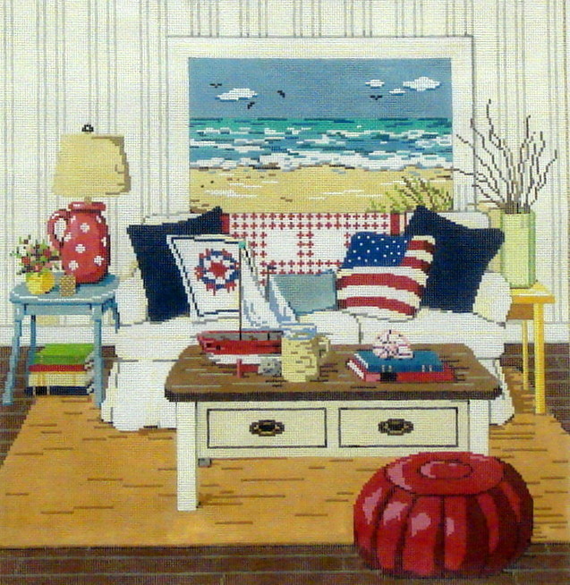 At The Seashore (handpainted by Sandra Gilmore) At The Seashore (handpainted by Sandra Gilmore)