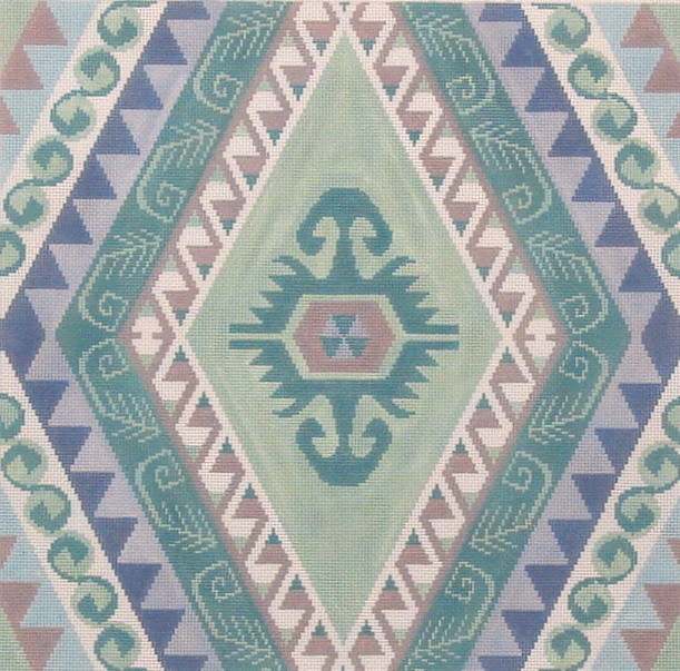Kilim II A (handpainted needlepoint canvas by Susan Roberts) Kilim II A (handpainted needlepoint canvas by Susan Roberts)