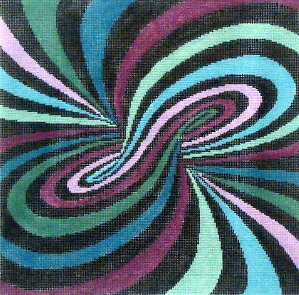 Spiral Illusion (handpainted by Susan Roberts) Spiral Illusion (handpainted by Susan Roberts)