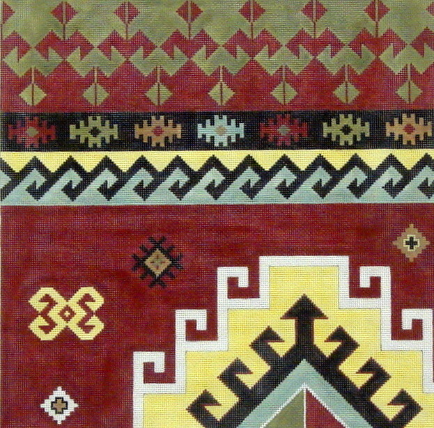 Kilim I A (handpainted canvas by Susan Roberts) Kilim I A (handpainted canvas by Susan Roberts)
