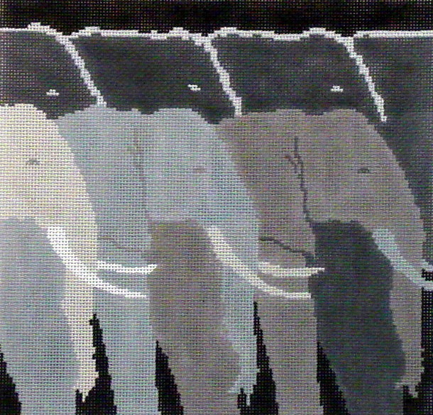Tuskers (handpainted by Julia's Needlework) Tuskers (handpainted by Julia's Needlework)