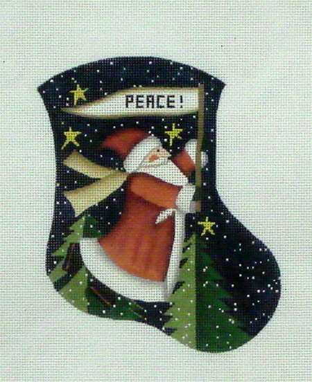 Peace Santa (Handpainted by Danji Designs) Peace Santa (Handpainted by Danji Designs)