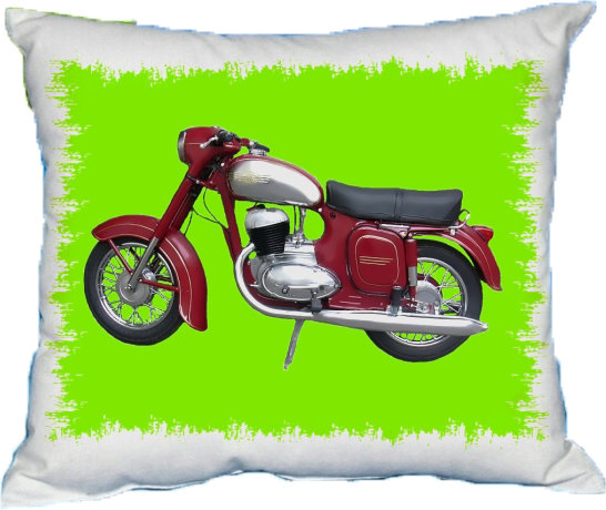 Polštářek Starý motocykl Polštářek Starý motocykl