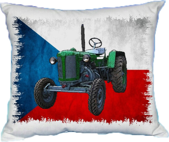 Polštářek Traktor malý Polštářek Traktor malý