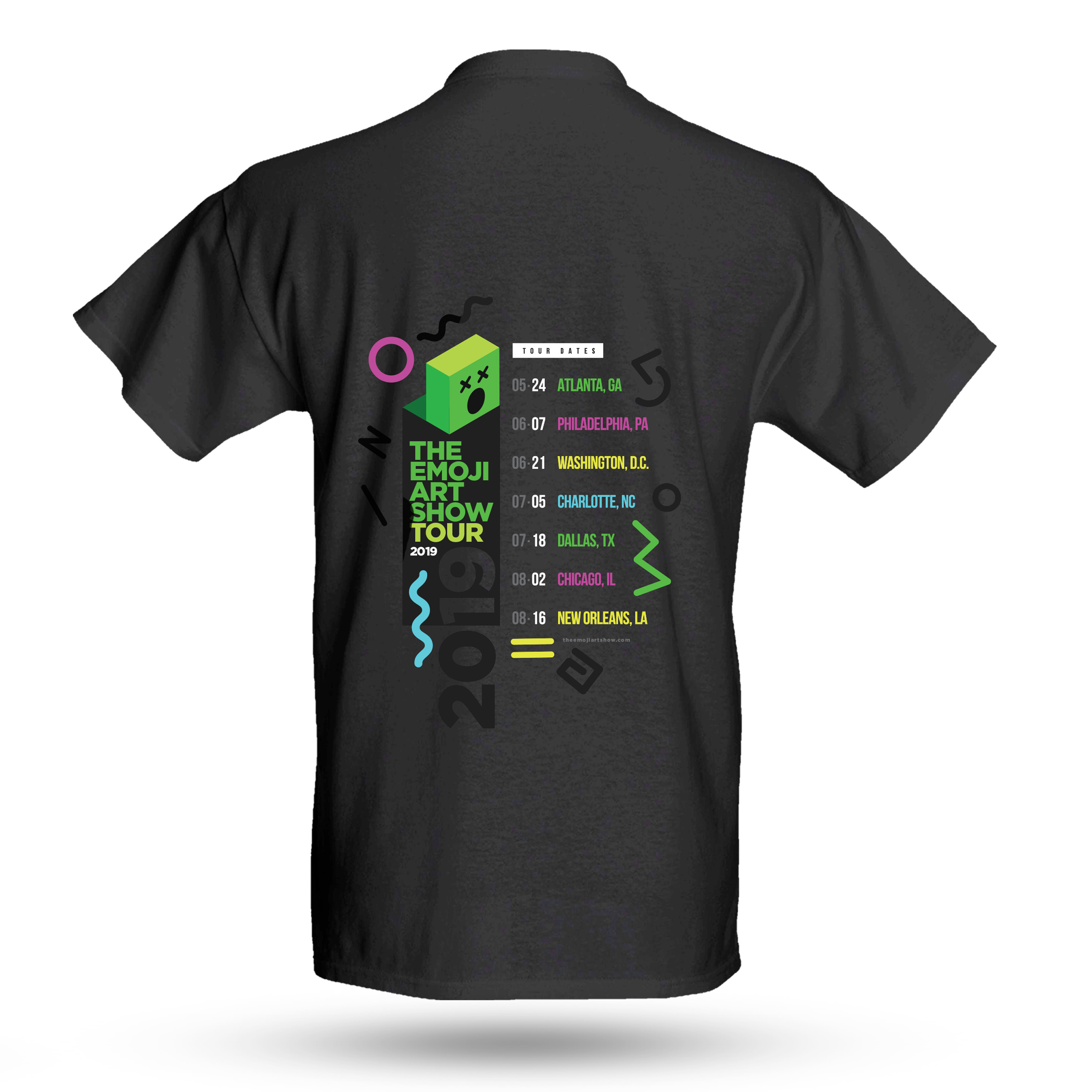 You Are Not Alone in This - The Emoji Art Show Tour 2019 T-Shirt