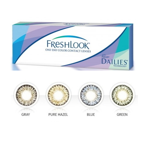 Ciba Vision Freshlook One Day Color Contact Lenses Pack 10 Lenses