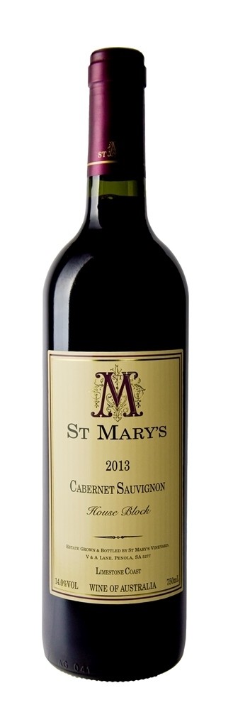 St Mary's Wines 2015 House Block Cabernet Sauvignon St Mary's Wines 2015 House Block Cabernet Sauvignon