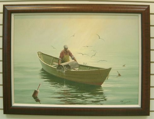 Lobster Fisherman (Canvas Price Without Frame) 00038