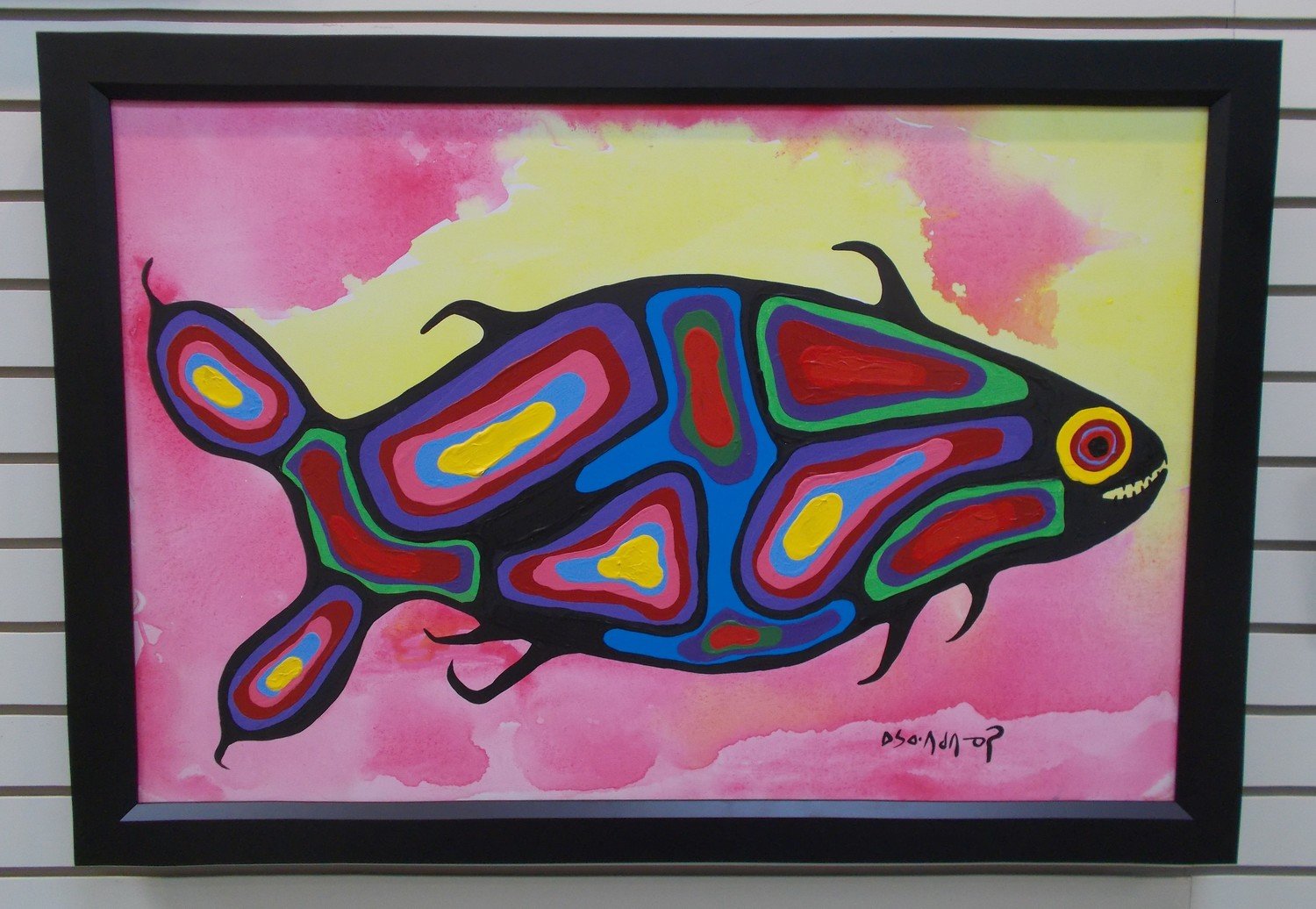 Sacred Trout By Norval Morrisseau Sacred Trout By Norval Morrisseau